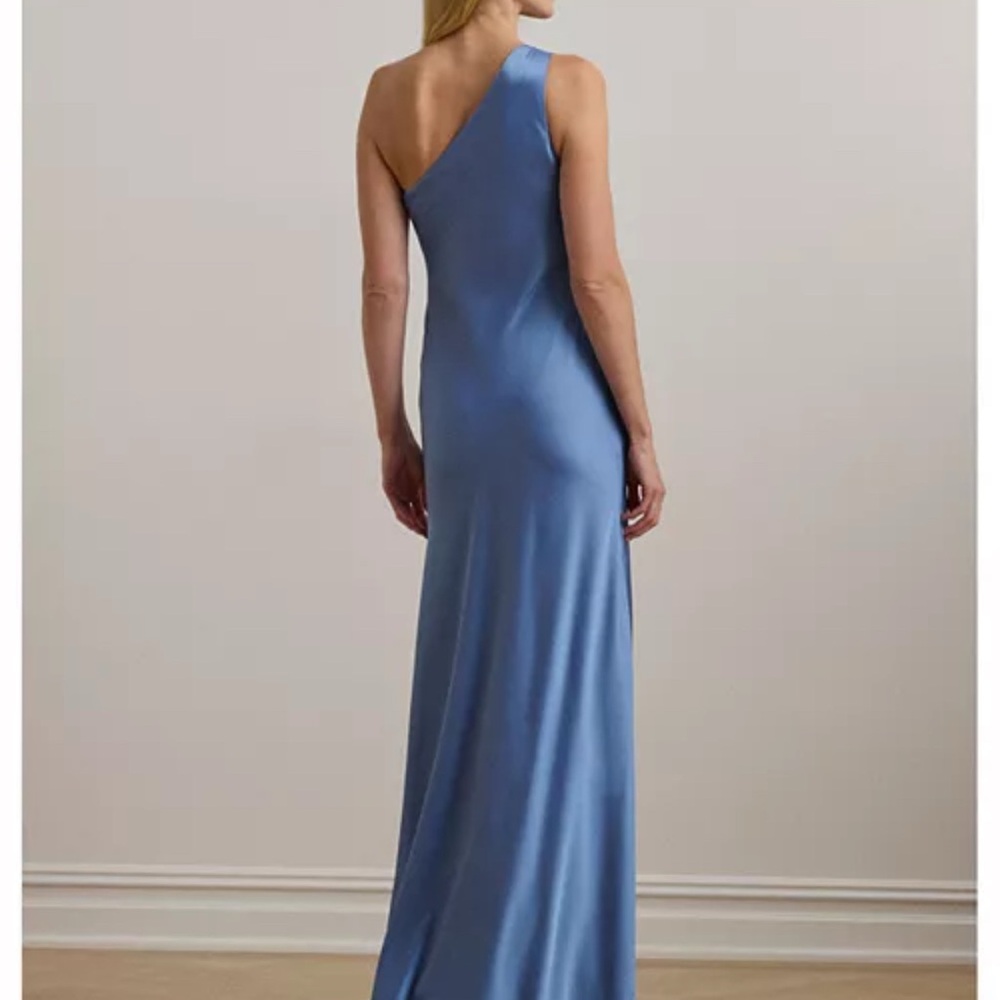 Polo Ralph Lauren One-Shoulder Blue Dress - Picture 2 of 6